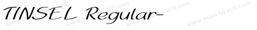 TINSEL Regular字体转换
